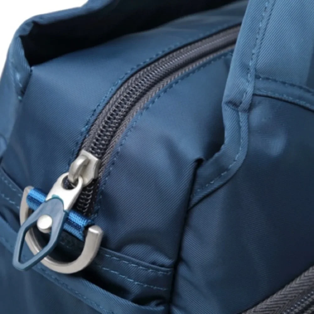 Modern Teal Messenger Bag with Adjustable Strap Waterproof Nylon